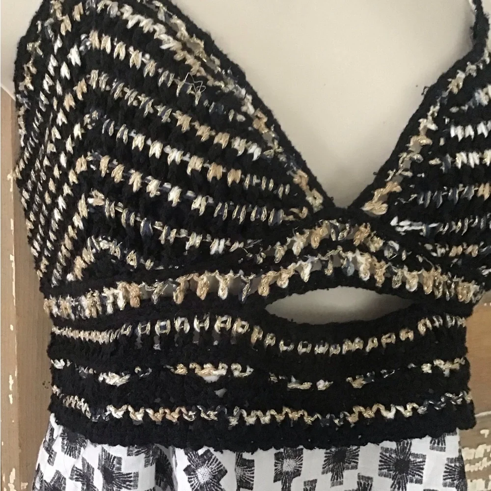 NWT By Anthropologie Freida Layered Sweater Tank top size M - Picture 3 of 13